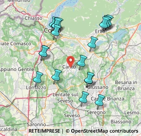 Mappa 22063 Cantù CO, Italia (7.89895)