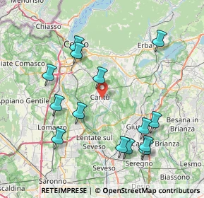 Mappa 22063 Cantù CO, Italia (8.42143)