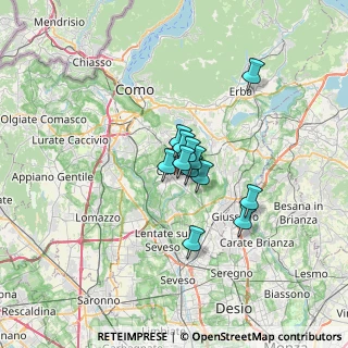 Mappa 22063 Cantù CO, Italia (4.0025)