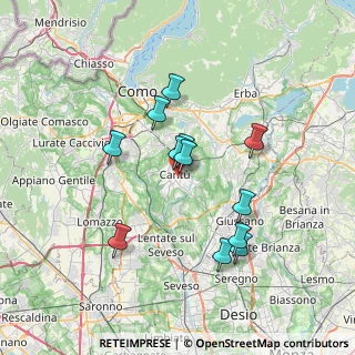 Mappa 22063 Cantù CO, Italia (6.17)