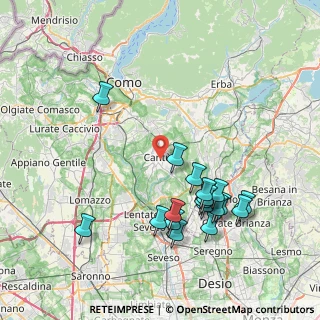 Mappa 22063 Cantù CO, Italia (8.23389)