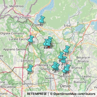 Mappa 22063 Cantù CO, Italia (6.81154)