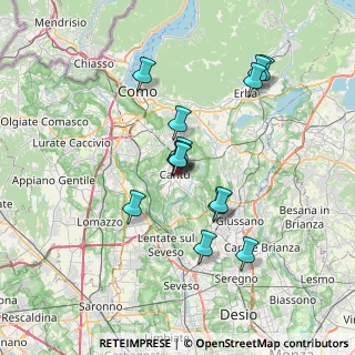 Mappa 22063 Cantù CO, Italia (6.035)
