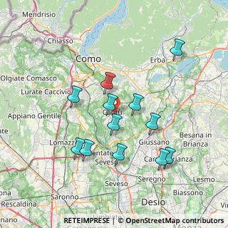 Mappa 22063 Cantù CO, Italia (6.89917)
