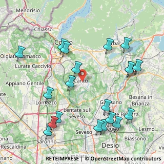 Mappa 22063 Cantù CO, Italia (9.78)