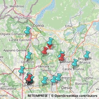 Mappa 22063 Cantù CO, Italia (11.073)