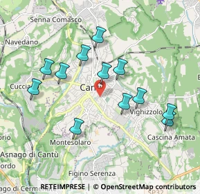 Mappa 22063 Cantù CO, Italia (1.77917)