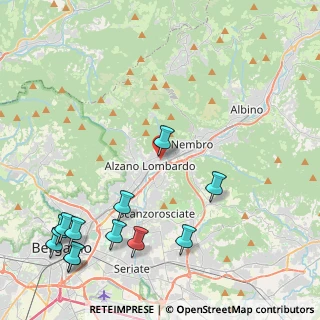 Mappa Via Amilcare Ponchielli, 24022 Alzano Lombardo BG, Italia (5.69083)