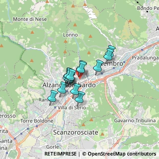 Mappa Via Amilcare Ponchielli, 24022 Alzano Lombardo BG, Italia (1.02933)