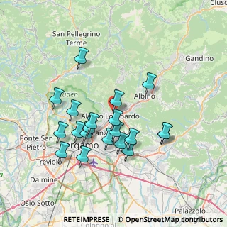 Mappa Via Amilcare Ponchielli, 24022 Alzano Lombardo BG, Italia (6.762)