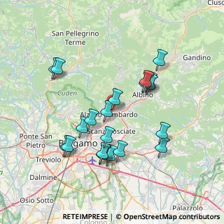 Mappa Via Amilcare Ponchielli, 24022 Alzano Lombardo BG, Italia (7.159)