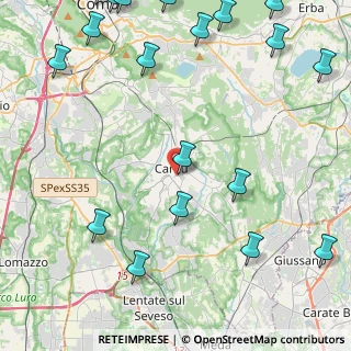 Mappa Via U. Da, 22063 Cantù CO, Italia (6.5705)