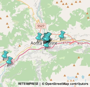 Mappa Via Cesare Ollietti, 11100 Aosta AO, Italia (1.97727)