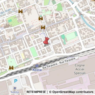 Mappa Via Gabriel Frutaz, 1, 11100 Aosta, Aosta (Valle d'Aosta)