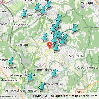 Mappa Via Unione, 22063 Cantù CO, Italia (2.105)