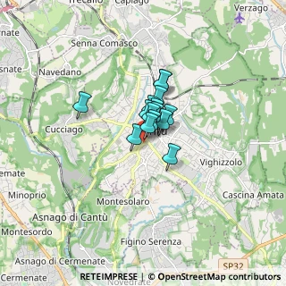 Mappa Via Giulio Carcano, 22063 Cantù CO, Italia (0.74533)
