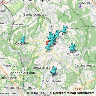 Mappa Via G. Carcano, 22063 Cantù CO, Italia (1.37667)