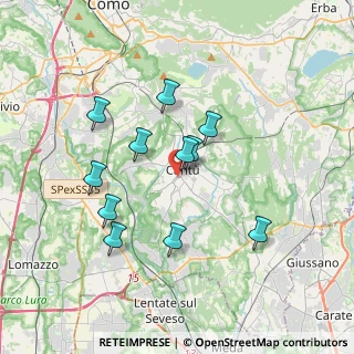 Mappa Via Unione, 22063 Cantù CO, Italia (3.23182)