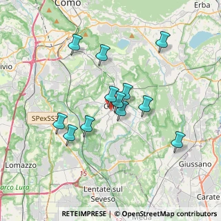 Mappa Via G. Carcano, 22063 Cantù CO, Italia (3.12083)