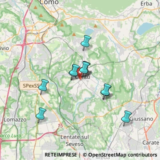 Mappa Via Unione, 22063 Cantù CO, Italia (2.74727)