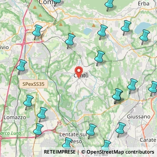 Mappa Via Unione, 22063 Cantù CO, Italia (6.5135)