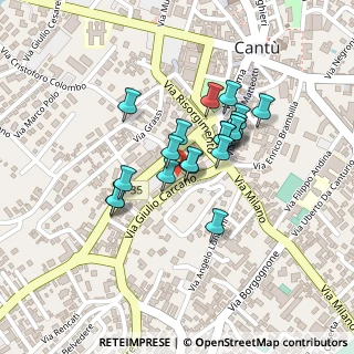 Mappa Via Unione, 22063 Cantù CO, Italia (0.159)