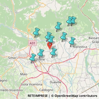 Mappa Via S. Bernardino, 36030 Zugliano VI, Italia (6.01364)