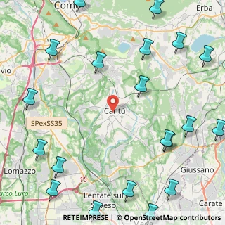 Mappa Via Camillo Benso Cavour, 22063 Cantù CO, Italia (6.521)