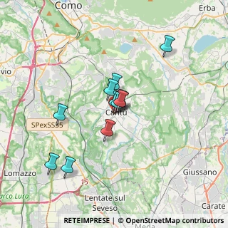 Mappa Via Camillo Benso Cavour, 22063 Cantù CO, Italia (2.56545)