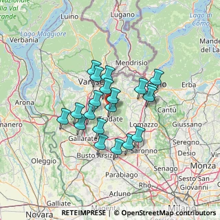 Mappa Via Montesanto, 21040 Venegono Inferiore VA, Italia (10.253)