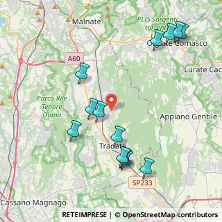 Mappa Via Montesanto, 21040 Venegono Inferiore VA, Italia (4.57154)