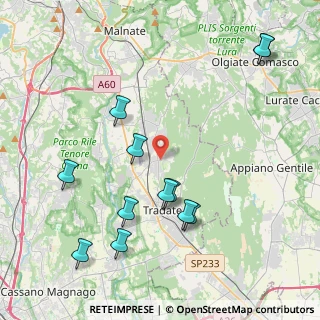 Mappa Via Montesanto, 21040 Venegono Inferiore VA, Italia (4.61583)