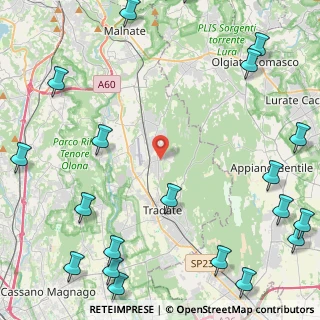 Mappa Via Montesanto, 21040 Venegono Inferiore VA, Italia (6.902)