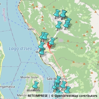 Mappa Via Grumello, 25054 Marone BS, Italia (2.696)