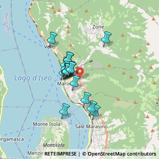 Mappa Via Grumello, 25054 Marone BS, Italia (1.232)