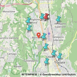 Mappa Via dei Tigli, 21043 Castiglione Olona VA, Italia (2.09909)