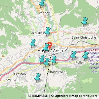 Mappa , 11100 Aosta AO, Italia (2.12364)