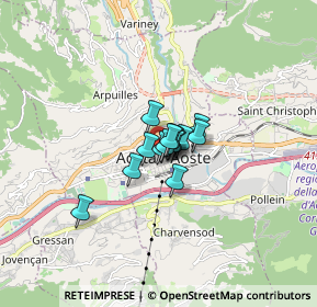 Mappa , 11100 Aosta AO, Italia (0.69571)