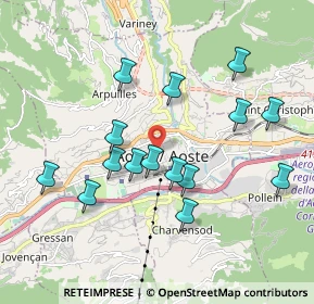 Mappa , 11100 Aosta AO, Italia (1.81867)