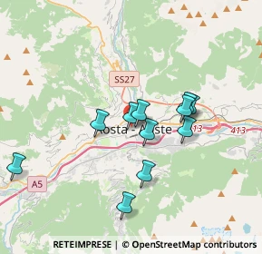 Mappa , 11100 Aosta AO, Italia (3.05364)