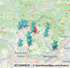 Mappa Via Brughiera, 24018 Villa D'almé BG, Italia (3.20571)