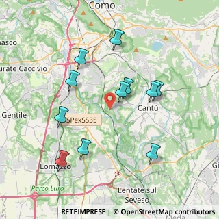 Mappa Via Manzoni, 22060 Cucciago CO, Italia (3.75)