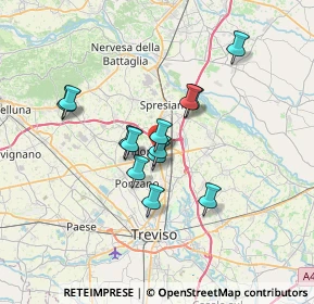Mappa Via Centa, 31050 Villorba TV, Italia (5.26846)