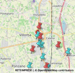 Mappa Via Centa, 31050 Villorba TV, Italia (2.24154)