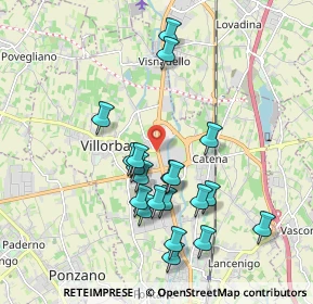 Mappa Via Centa, 31050 Villorba TV, Italia (1.802)