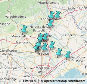 Mappa Via Centa, 31050 Villorba TV, Italia (10.7)