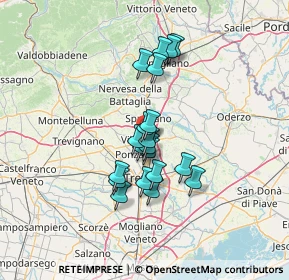 Mappa Via Centa, 31050 Villorba TV, Italia (10.3335)