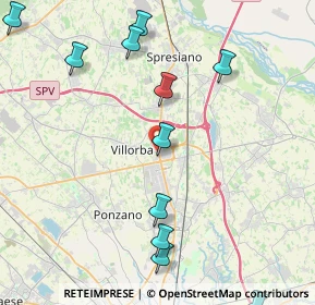 Mappa Via Centa, 31050 Villorba TV, Italia (5.13727)