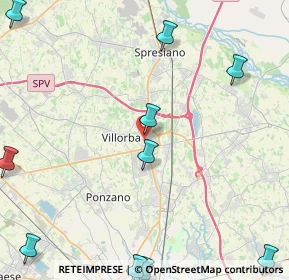Mappa Via Centa, 31050 Villorba TV, Italia (6.55182)
