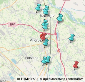 Mappa Via Centa, 31050 Villorba TV, Italia (3.87538)